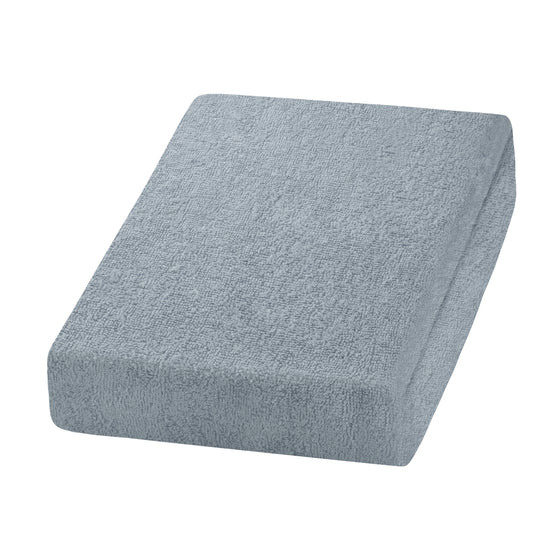 Housse pour Fauteuil Esthétique et Table de Massage Terry 190 x 60 cm Gris