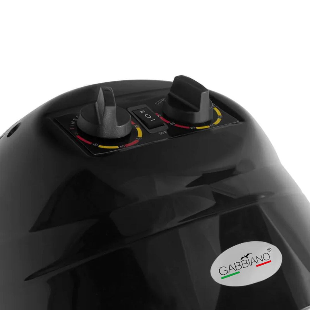 Casque Sèche-Cheveux Mural Gabbiano DII-301W Double Vitesse Noir