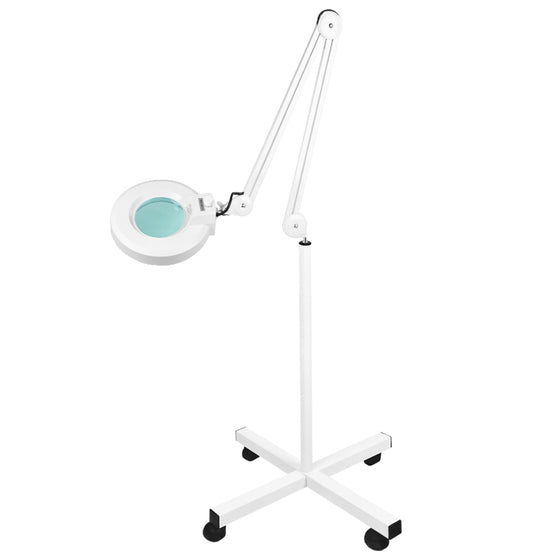 Lampe Loupe LED 5D sur Pied Intensité Réglable S4 Blanc