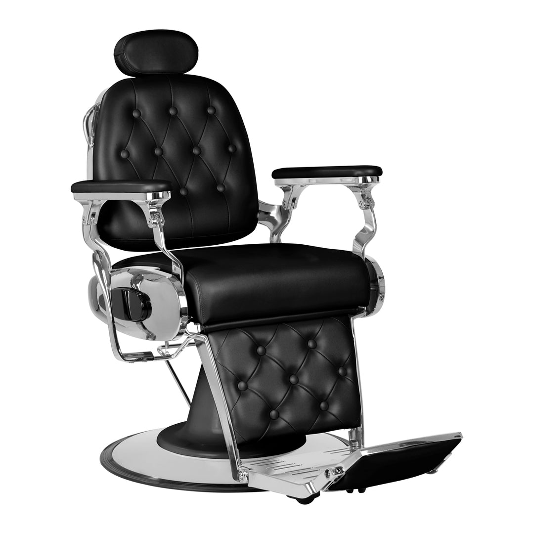 Fauteuil Barbier Gabbiano Francesco Noir