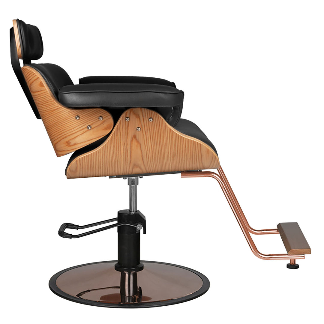 Fauteuil de Coiffeur Gabbiano Florence Noir