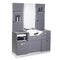 Poste de Coiffage Gabbiano avec Lavabo B085 Gris