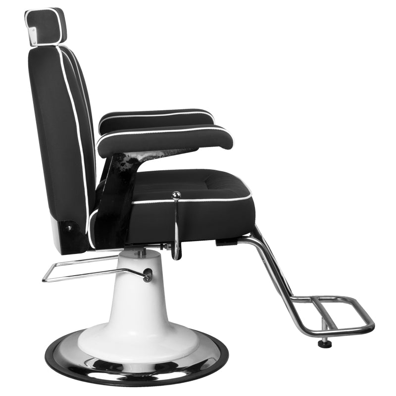 Fauteuil de barbier Gabbiano Amadeo Noir 2