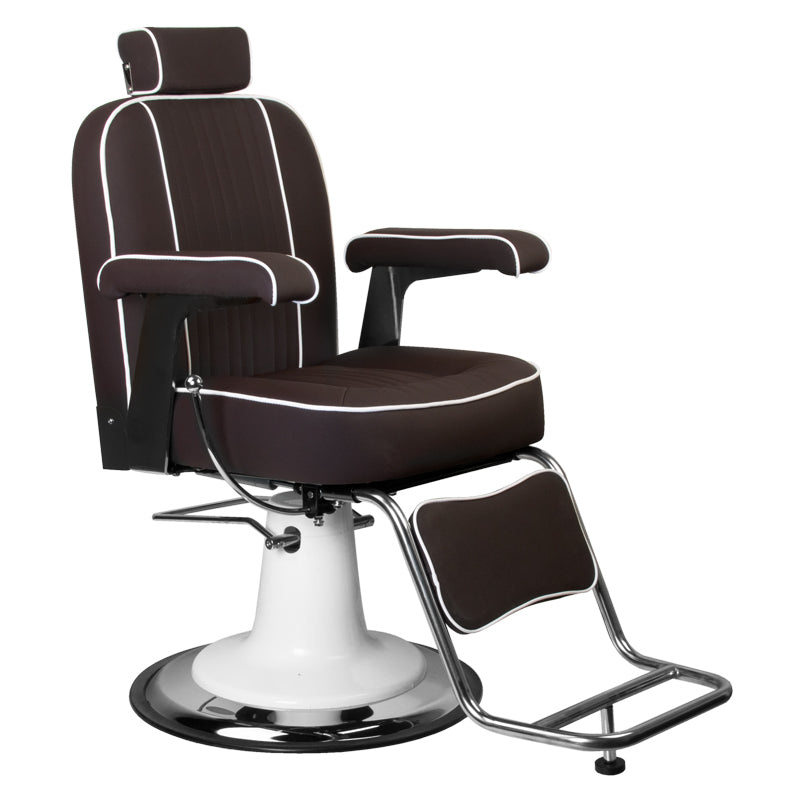 Fauteuil Barbier Gabbiano Amadeo Marron