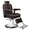 Fauteuil Barbier Gabbiano Amadeo Marron