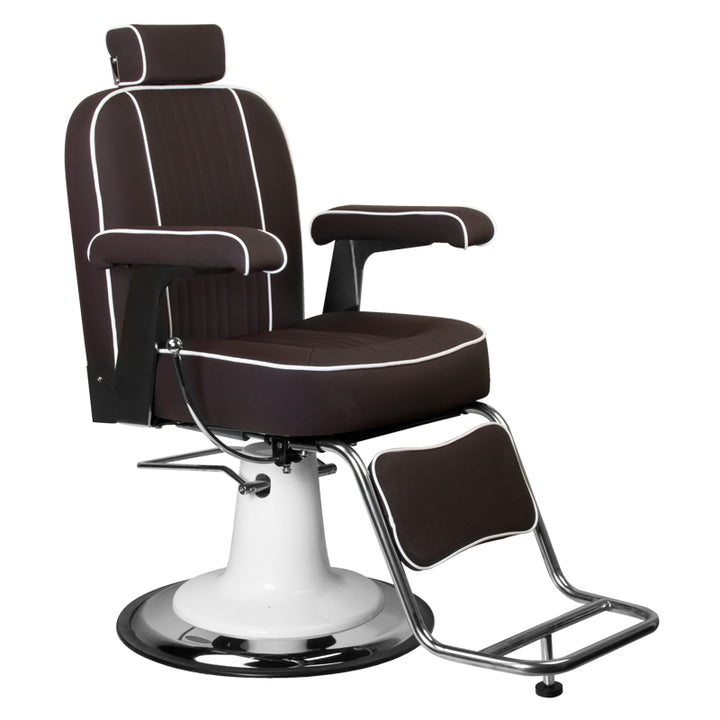 Fauteuil Barbier Gabbiano Amadeo Marron