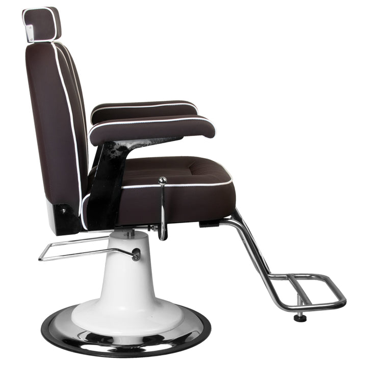 Fauteuil Barbier Gabbiano Amadeo Marron - image 2