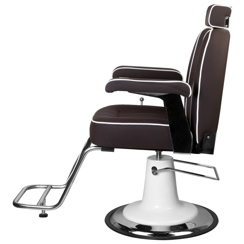 Fauteuil Barbier Gabbiano Amadeo Marron - image 4