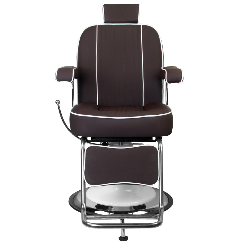 Fauteuil Barbier Gabbiano Amadeo Marron - image 5