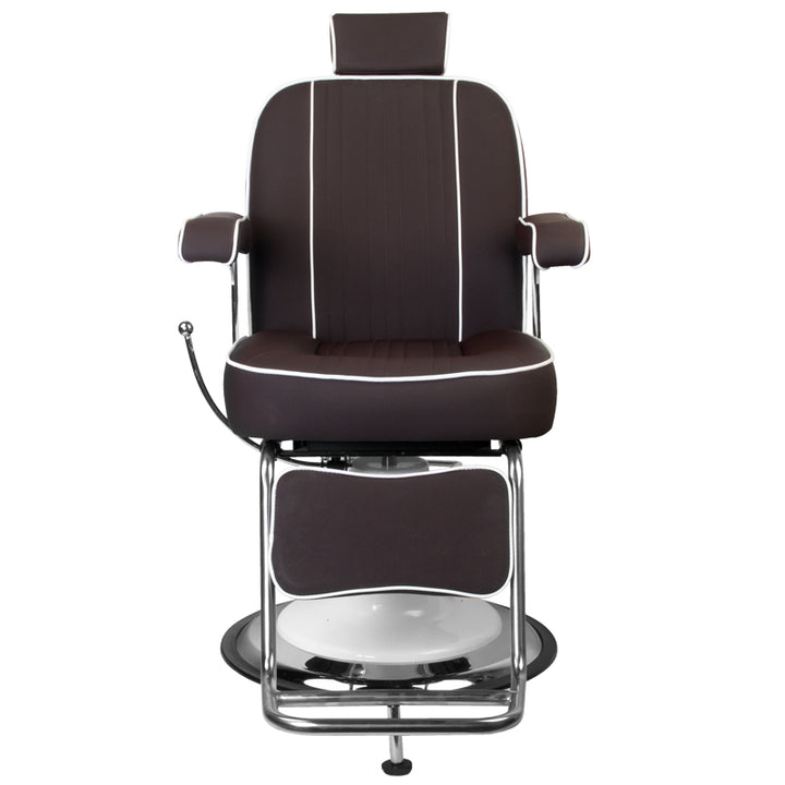 Fauteuil Barbier Gabbiano Amadeo Marron - image 5