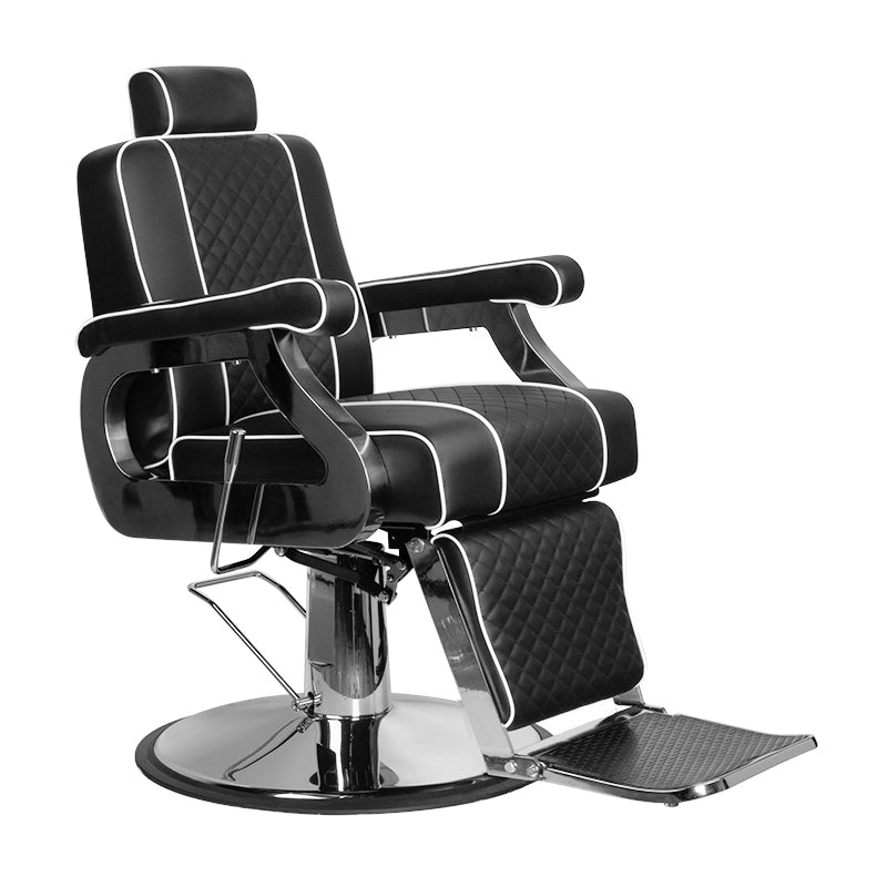 Fauteuil Barbier Gabbiano Paulo Noir