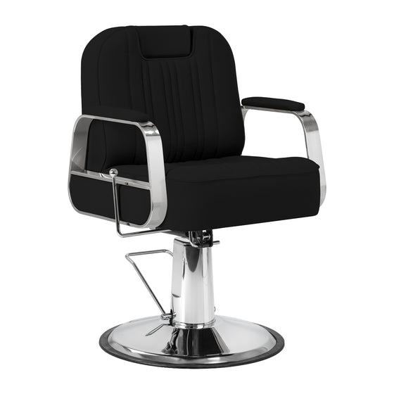 Fauteuil Barbier Gabbiano Rufo Noir