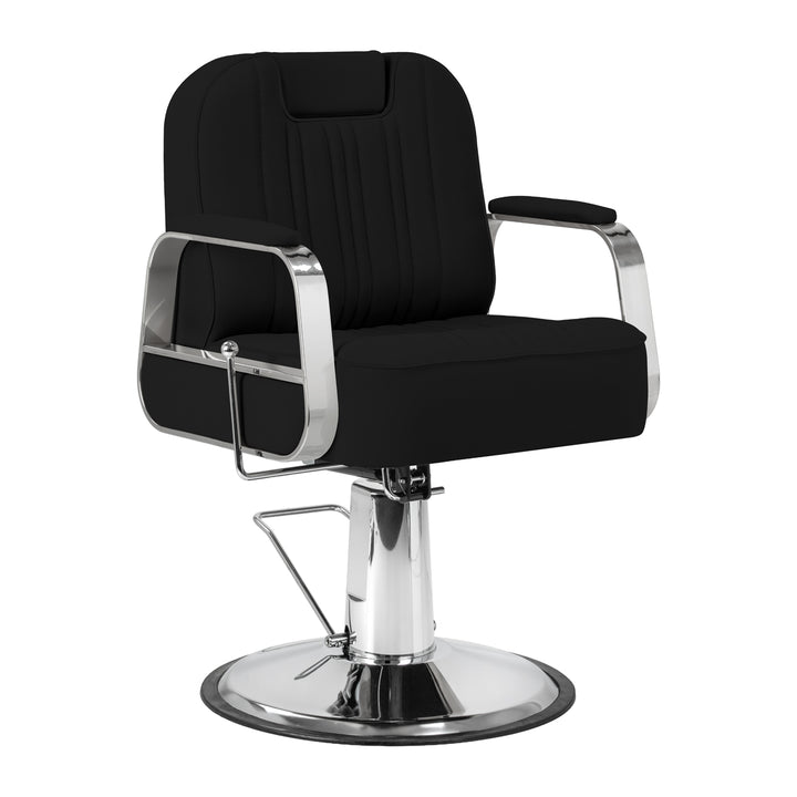 Fauteuil Barbier Gabbiano Rufo Noir