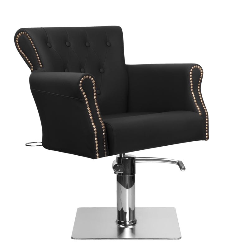 Fauteuil de Coiffeur Hair System Ber 8541 Noir