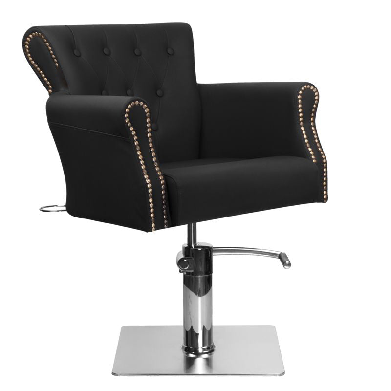 Fauteuil de Coiffeur Hair System Ber 8541 Noir 3