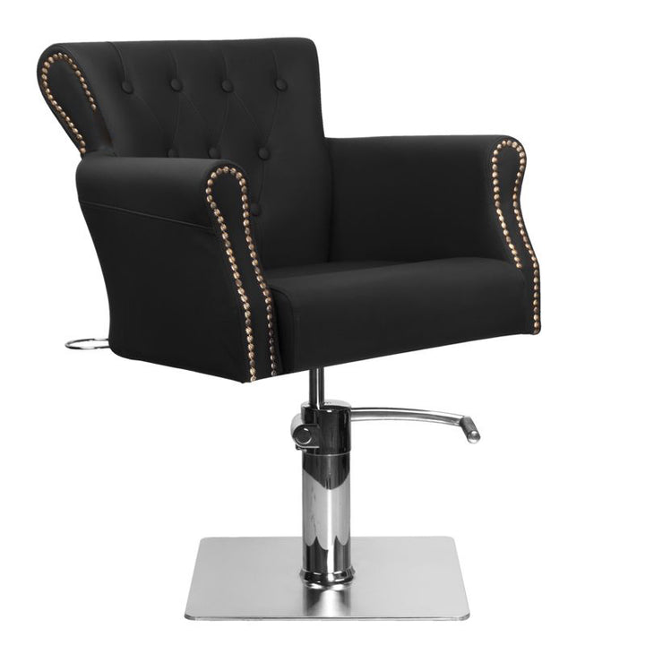 Fauteuil de Coiffeur Hair System Ber 8541 Noir