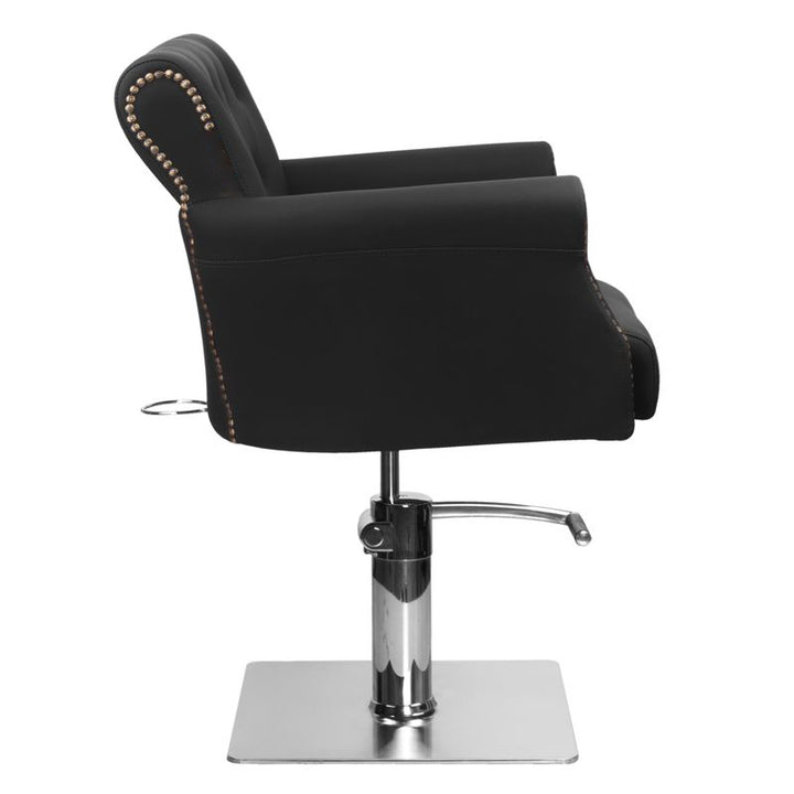 Fauteuil de Coiffeur Hair System Ber 8541 Noir 4
