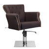 Fauteuil de Coiffeur Hair System Ber 8541 Marron