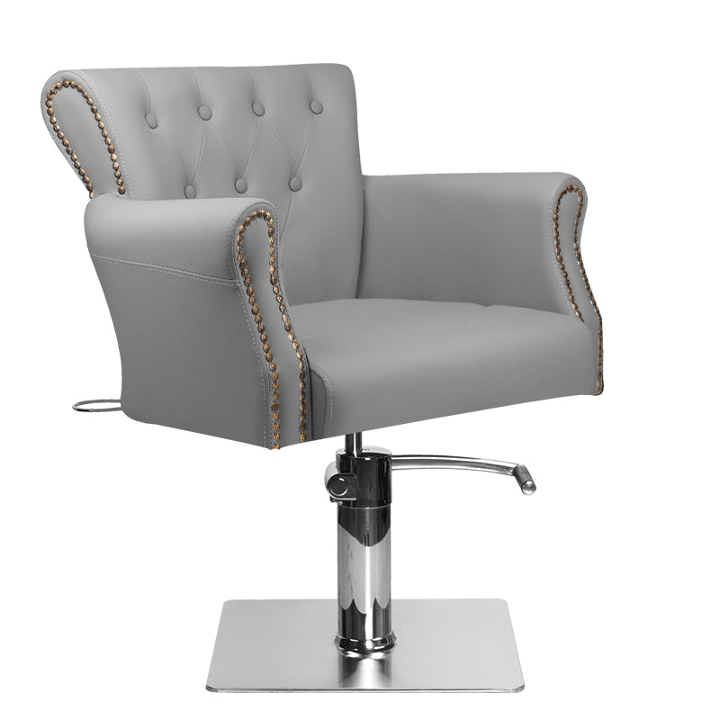 Fauteuil de Coiffeur Hair System Ber 8541 Gris