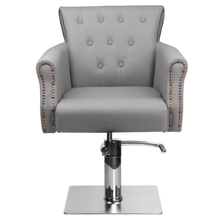 Fauteuil de Coiffeur Hair System Ber 8541 Gris