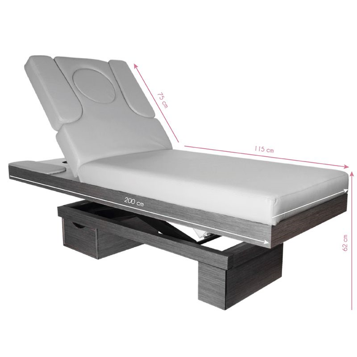 Table de massage électrique Azzurro 815B Gris Chauffante - image 7