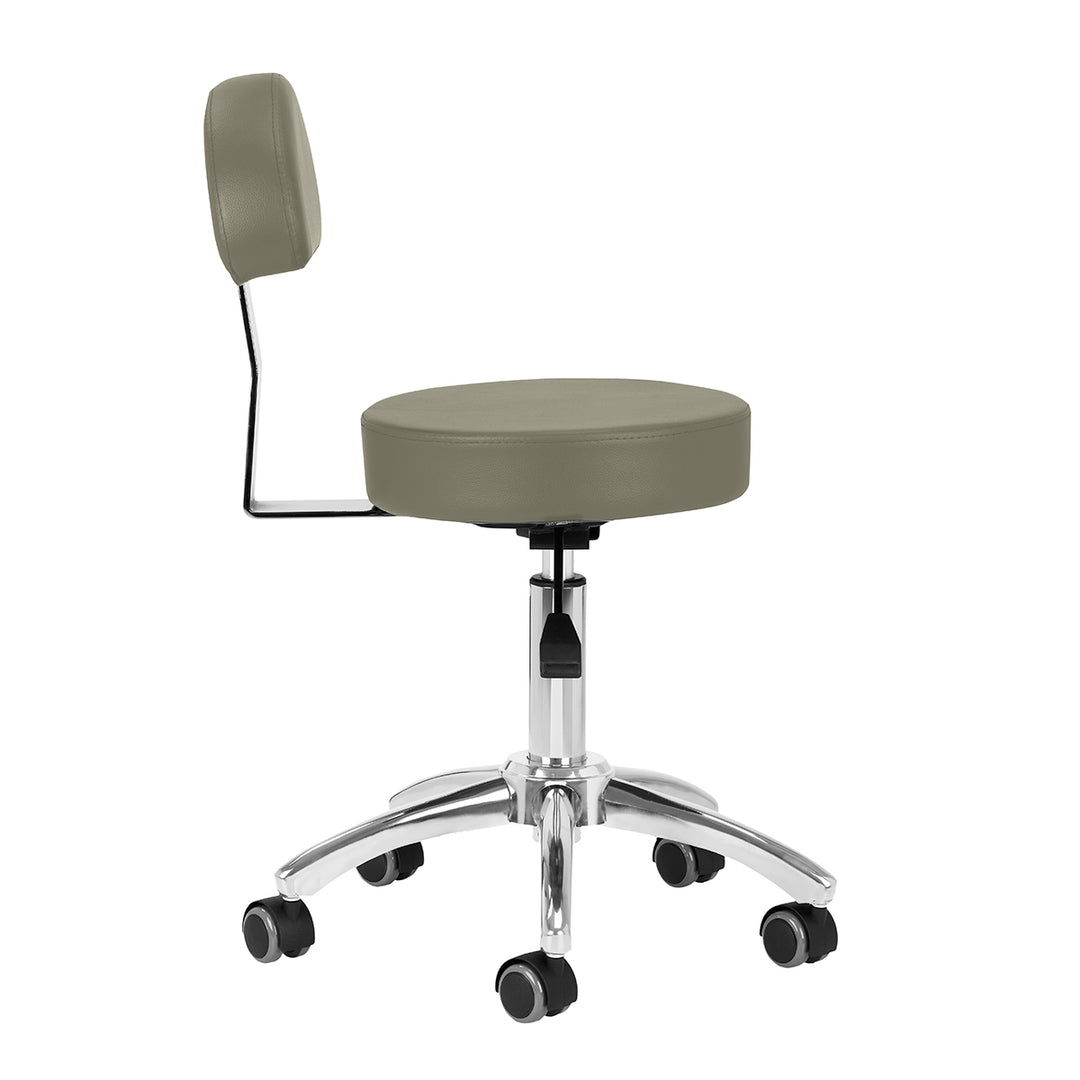 Tabouret à Roulettes Réglable AM-304 Gris - image 2