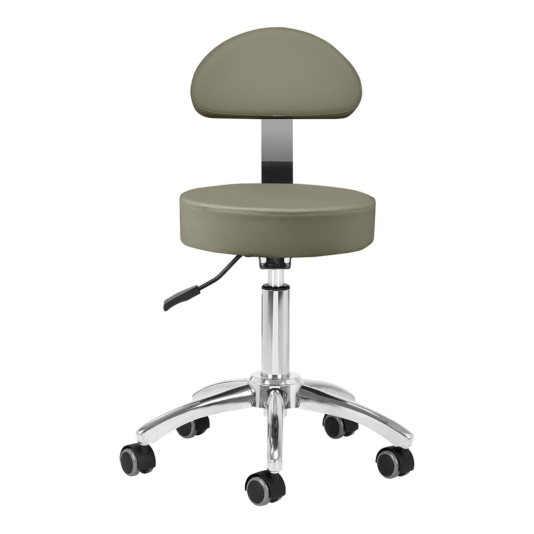 Tabouret à Roulettes Réglable AM-304 Gris - image 3