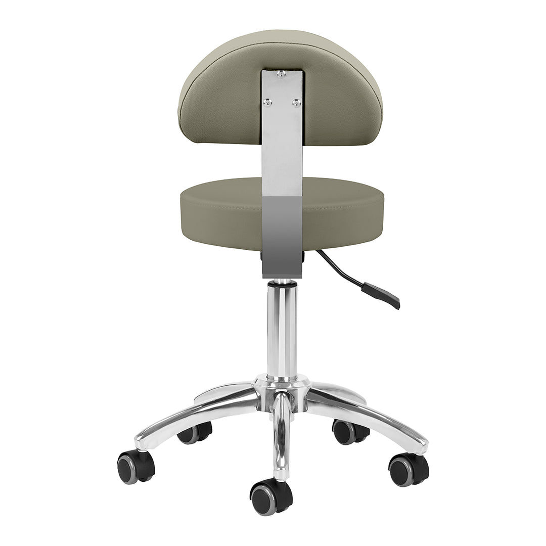 Tabouret à Roulettes Réglable AM-304 Gris - image 4