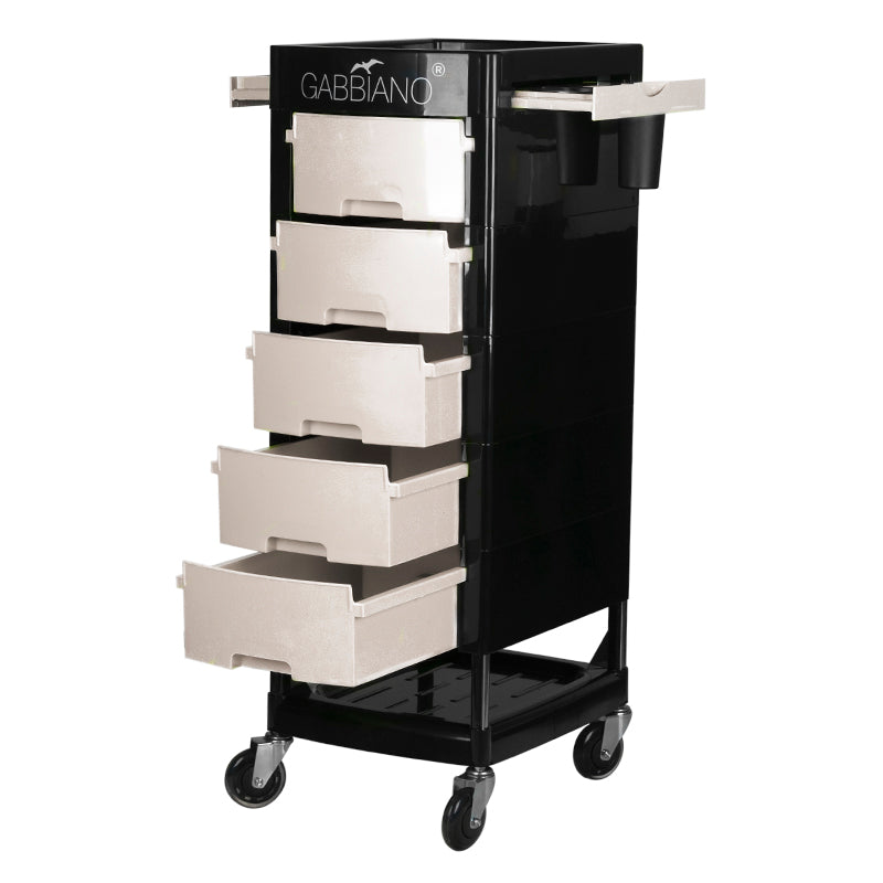 Chariot Coiffure Gabbiano FT65 Noir-Blanc - image 2