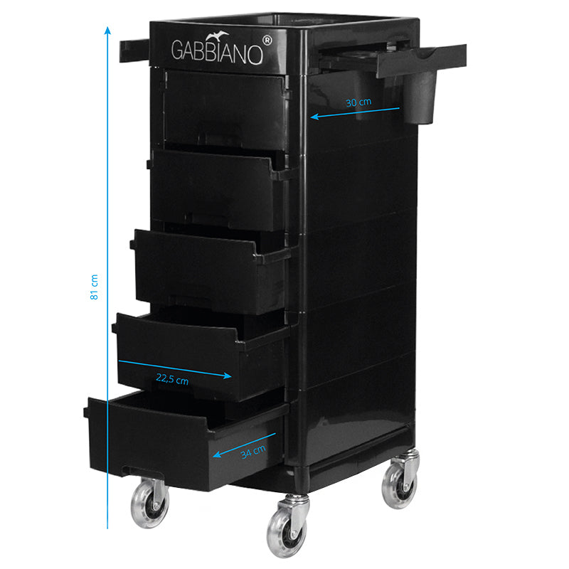 Chariot Coiffure Gabbiano FT65-A Noir - image 5