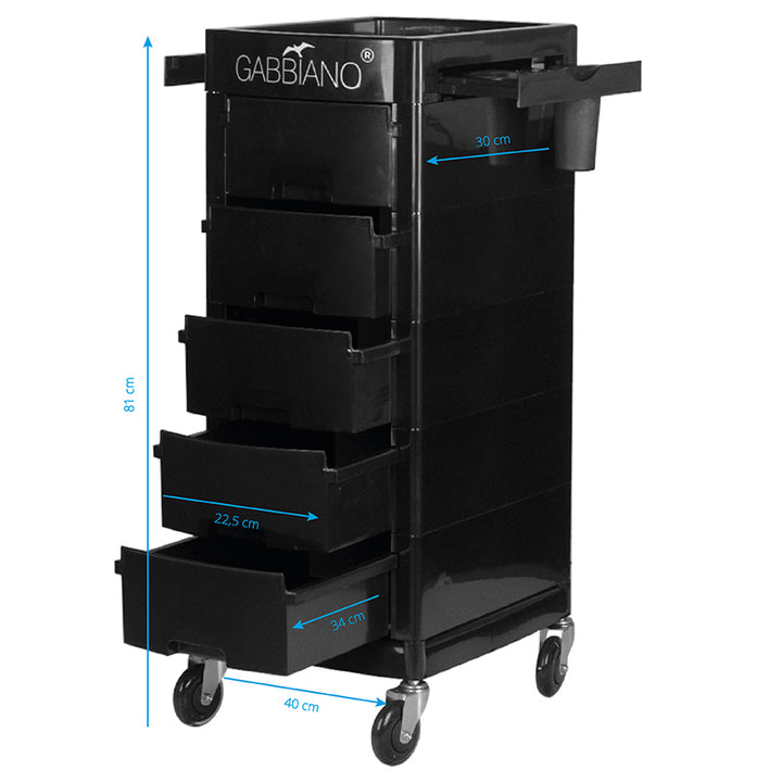 Chariot Coiffure Gabbiano FT65-A Noir - image 5