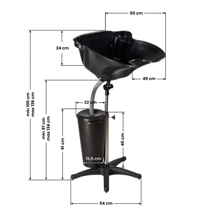 Colonne de Lavage Gabbiano Mobil FT42-1 avec conteneur 2