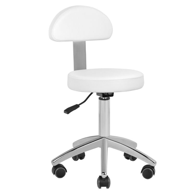 Fauteuil Esthétique Électrique Sillon Lux 273B 3 Moteurs avec Tabouret Blanc - image 2