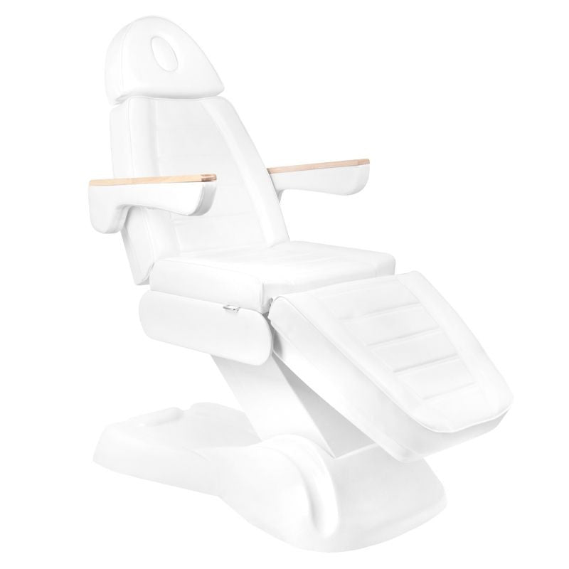 Fauteuil Esthétique Électrique Sillon Lux 273B 3 Moteurs avec Tabouret Blanc - image 4