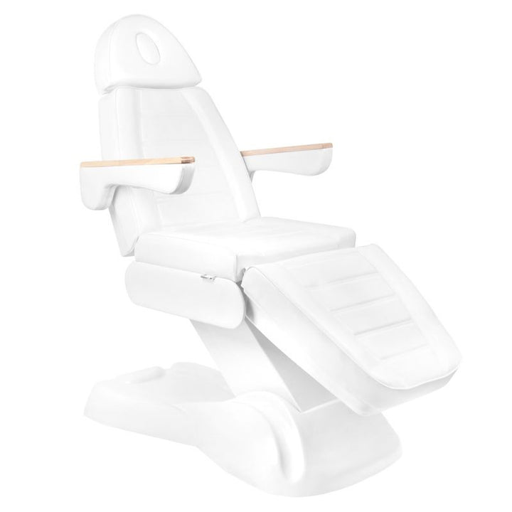 Fauteuil Esthétique Électrique Sillon Lux 273B 3 Moteurs avec Tabouret Blanc - image 4