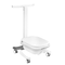 Bain de Pieds Pédicure Comfort à Roulettes avec Fonction Lift Blanc