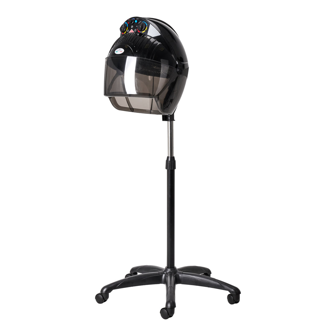 Casque Sèche-Cheveux sur Pied Gabbiano Centurion LVI-203S Triple Vitesse Ionic Noir