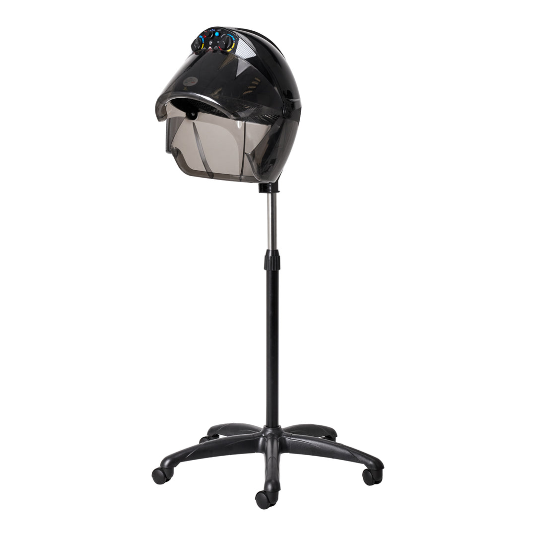 Casque Sèche-Cheveux sur Pied Gabbiano Centurion LVI-203S Triple Vitesse Ionic Noir