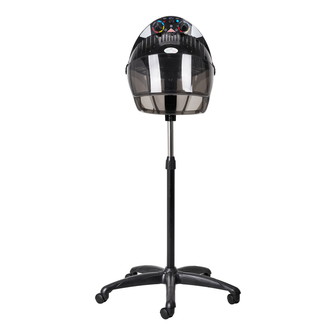 Casque Sèche-Cheveux sur Pied Gabbiano Centurion LVI-203S Triple Vitesse Ionic Noir