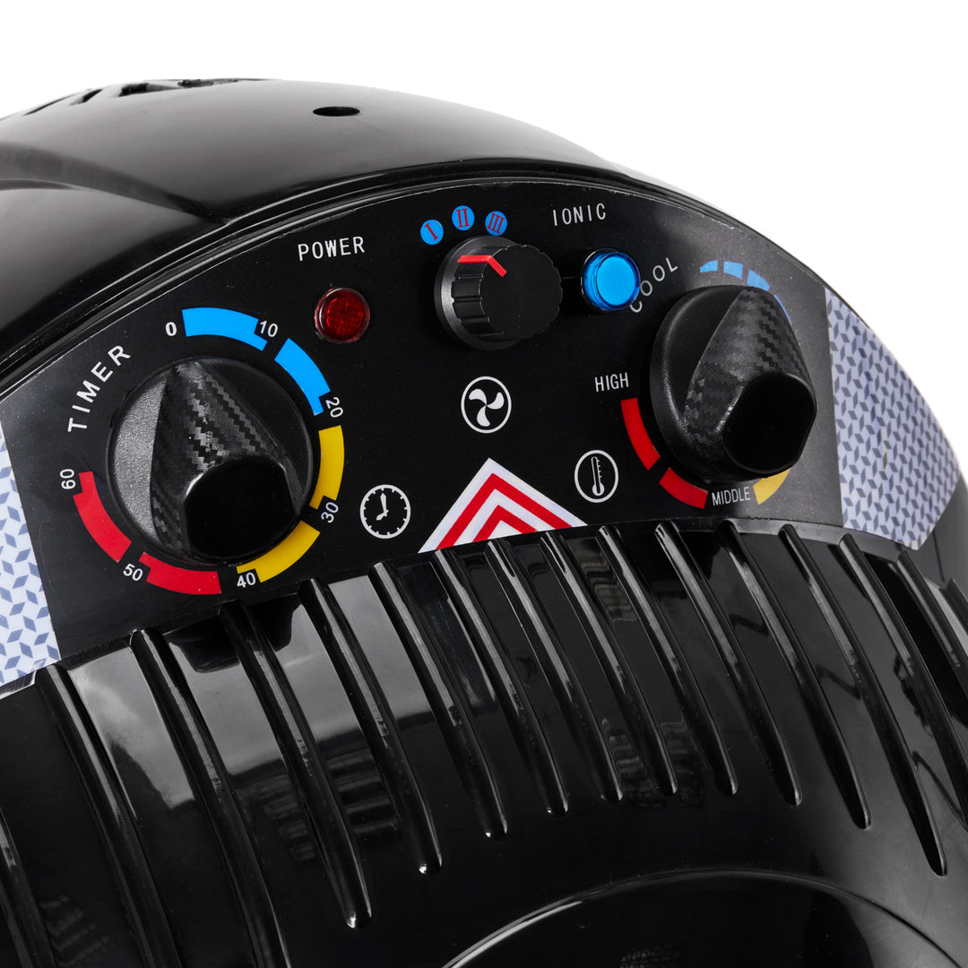 Casque Sèche-Cheveux sur Pied Gabbiano Centurion LVI-203S Triple Vitesse Ionic Noir