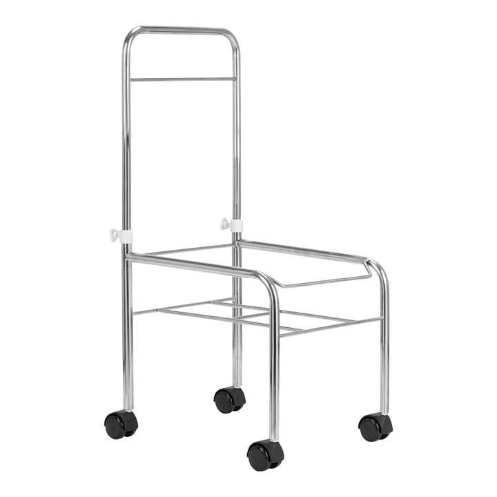 Bain de Pieds Pédicure à Roulettes avec Poignée Chrome - image 2