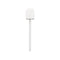 Exo Émeri Courbé 10 mm Blanc Fin 10x