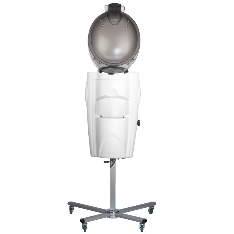 Casque Vapeur sur Pied Gabbiano 408D avec Ozonisation Active Blanc