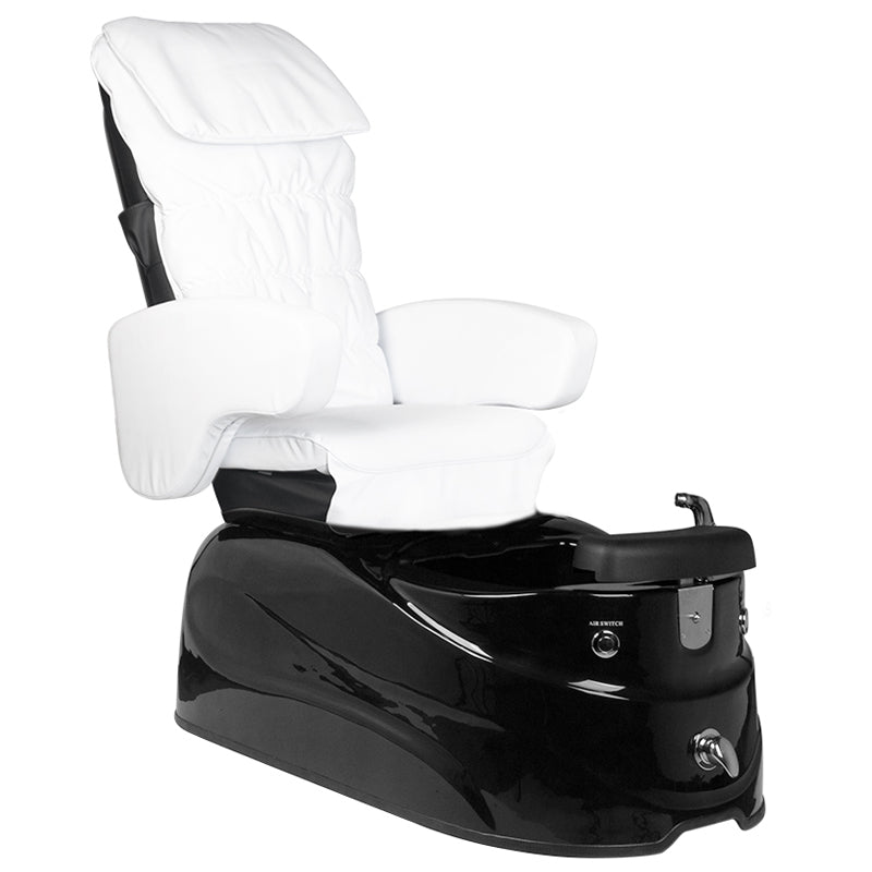 Fauteuil Pédicure Spa Électrique Massant AS-122 Noir Blanc 1