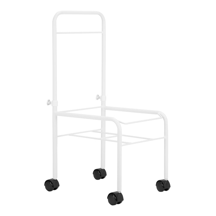 Bain de Pieds Pédicure à Roulettes avec Poignée Blanc - image 2