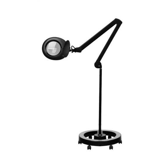Lampe Loupe LED 60 SMD 5D sur Pied Elegante 6025 Noir