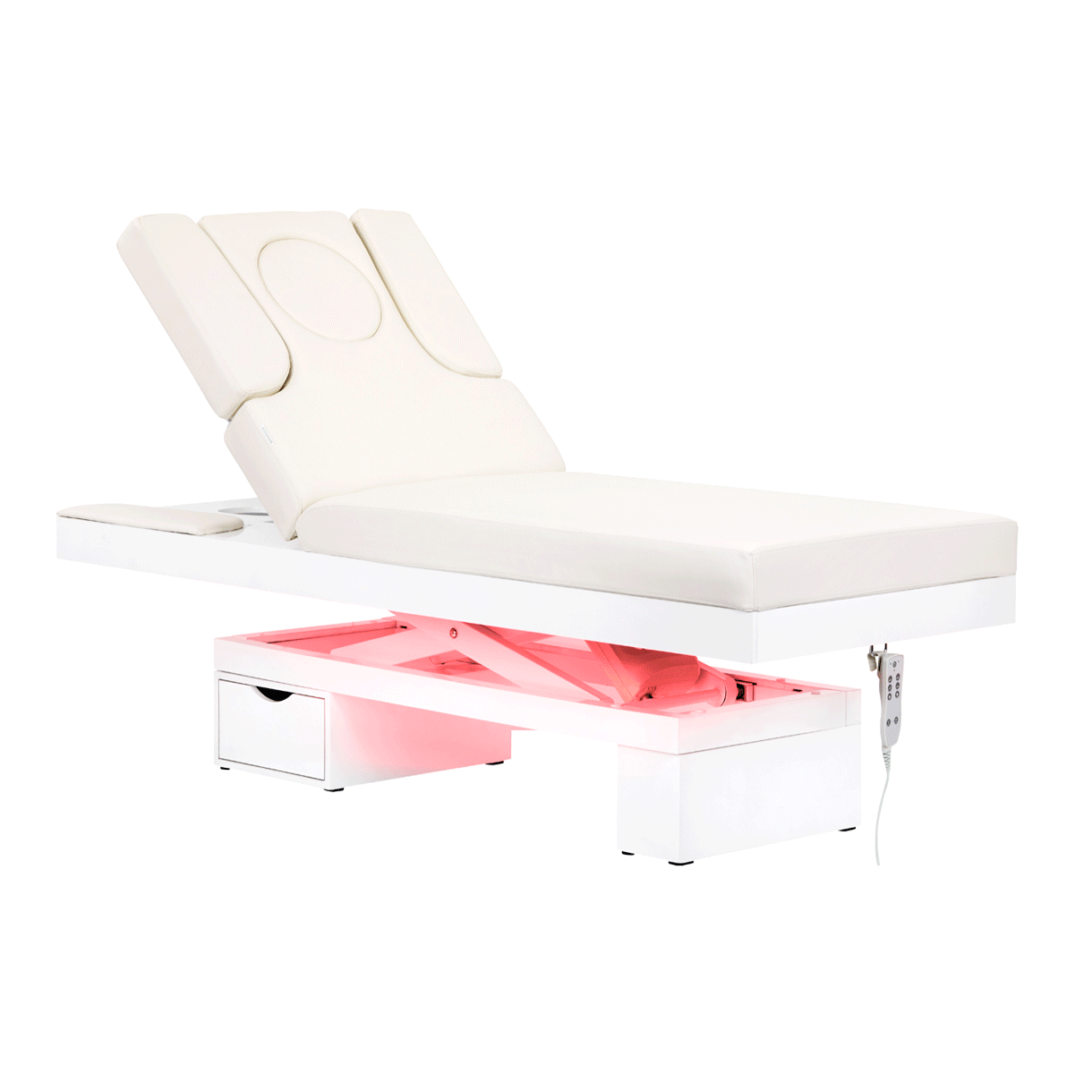 Table de massage Électrique Azzurro 815B Chauffé Blanc