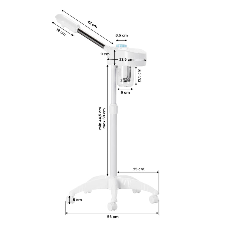 Vapozone avec Fonction Ozone Giovanni D-09 Blanc