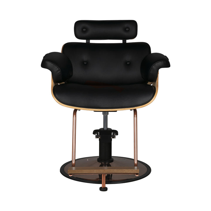 Fauteuil de Coiffeur Gabbiano Florence Noyer Cuivre