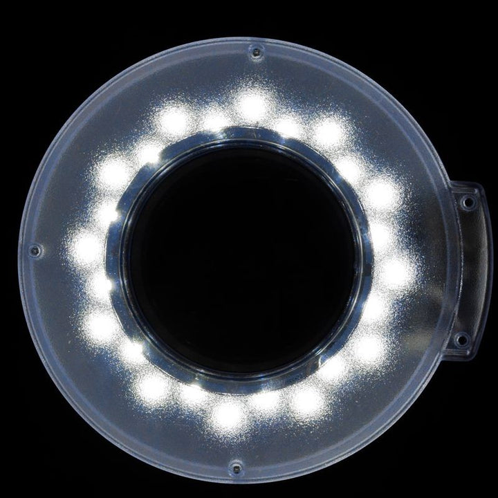 Lampe loupe LED S5 5D Luminosité réglable sur Pied Blanc 3
